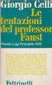 Le tentazioni del professor Faust - Giorgio Celli - copertina