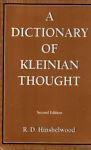 A dictionary of Kleinian thought - copertina