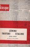 Lénine, Trotski, Staline 1921-1927
