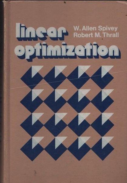 Linear optimization - copertina