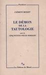 Le démon de la tautologie - G. Rosset - copertina