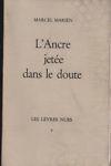 L' ancre jetée dans le doute - Marcel Marien - copertina