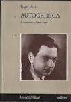 Autocritica - Edgar Morin - copertina