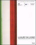 Luxury in living. Italian designers for Italian industries - copertina