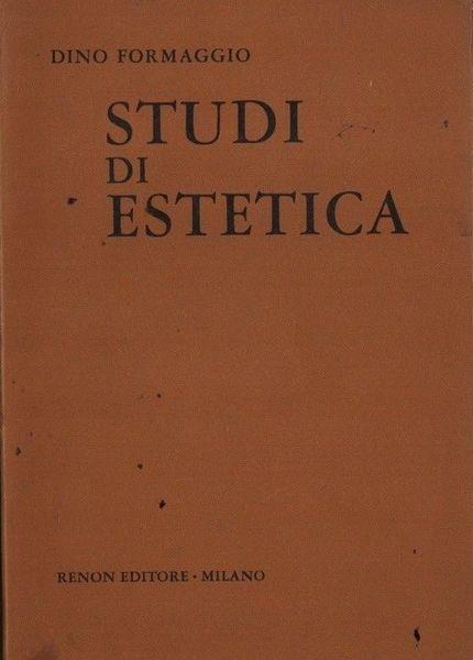 Studi di estetica - copertina