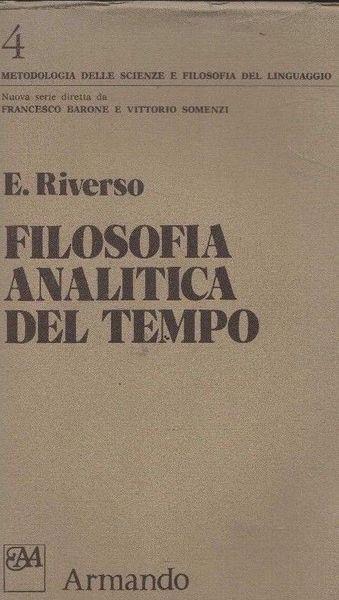 Filosofia analitica del tempo - Riverso - copertina