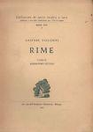 Gaspare Visconti. Rime - copertina