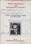 Waves, information and foundations of physics - Fulco Pratesi - copertina