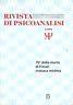 70° della morte di Freud: cronaca minima. RIVISTA DI PSICOANALISI, n°3, 2009 - copertina