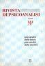 Psicoanalisi delle teorie, psicoanalisi delle identità. RIVISTA DI PSICOANALISI, n°4, 2008