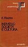 Individuo, società e cultura - Emanuele Riverso - copertina