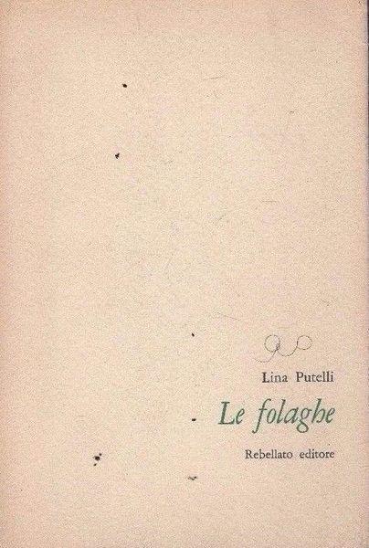 Autografo! Le folaghe - Lina Putelli - copertina