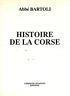 Histoire de la Corse - Abbé Bartoli - copertina