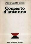 Concerto d'autunno - Gadda Conti - copertina