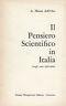 Il Pensiero Scientifico in Italia (negli anni 1930 - 1960) - A.M. Dell'Oro - copertina