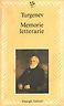 Memorie letterarie - Ivan Turgenev - copertina