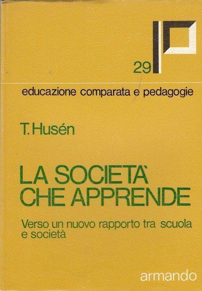 La Società Che Apprende - T. Husén - copertina