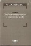 Trasferimenti immobiliari e imposizione fiscale - Elena Rossi - copertina