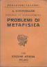 Problemi Di Metafisica - Arthur Schopenhauer - copertina