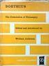 The consolation of philosophy - copertina