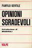 Opinioni Sgradevoli - Panfilo Gentile - copertina