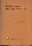 Heidegger contra Hegel