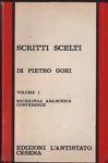 Scritti Scelti. Vol. 1. Sociologia Anarchia Conferenze - Pietro Gori - copertina