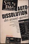 Auto-dissolution des avant-gardes - copertina