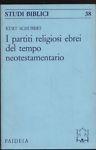 I partiti religiosi ebrei del tempo neotestamentario - Schubert - copertina