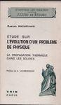 Etude sur l'évolution d'un problème de physique