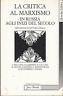 La critica al marxismo in Russia agli inizi del secolo