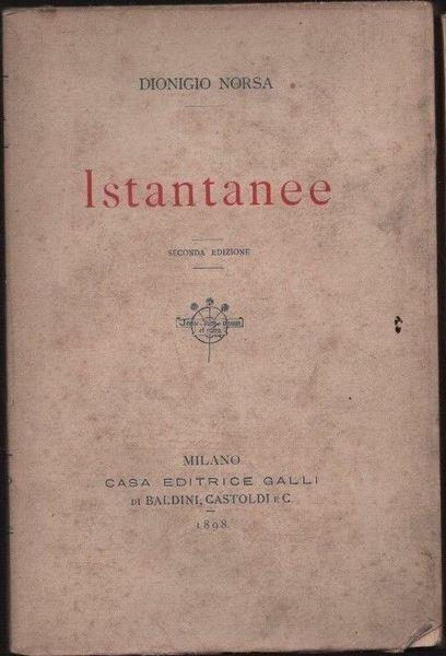 Istantanee - Achille Norsa - copertina