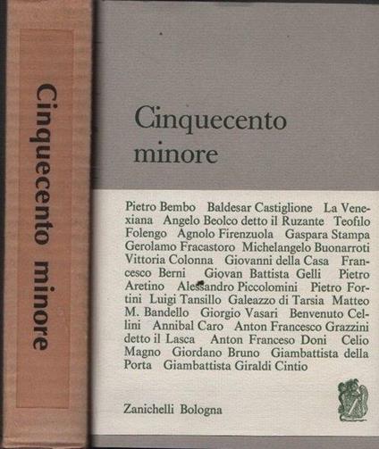 Cinquecento minore - Riccardo Scrivano - copertina