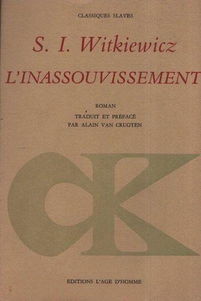 L' inassouvissement - S. Ignacy Witkiewicz - copertina