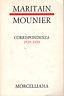 Martain-Mounier. Corrispondenza 1929-1939