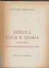 Estetica Etica E Storia Nelle Arti Della Rappresentazione Visiva - Bernard Berenson - copertina