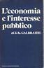 L' economia e l'interesse pubblico