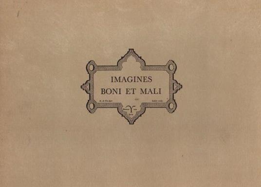 Imagines boni et mali - copertina