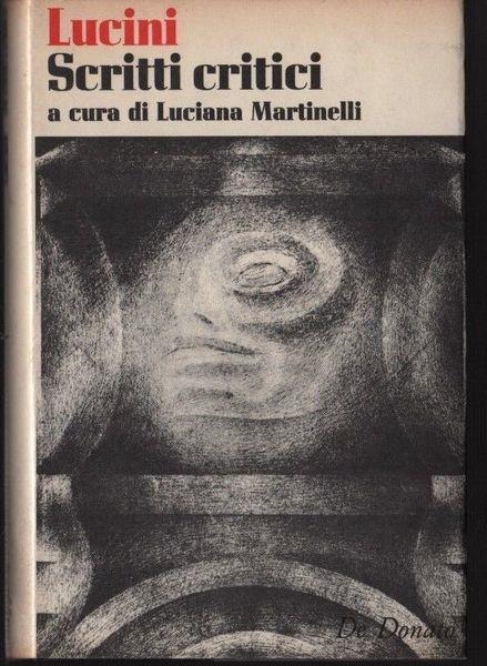 Lucini. Scritti critici - Martinelli - copertina