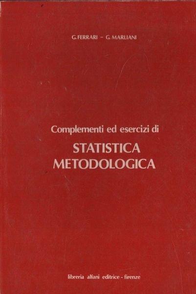 Complementi ed esercizi di statistica metodologica - Ferrari - copertina