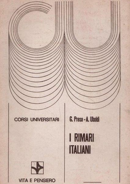 I rimari italiani - copertina