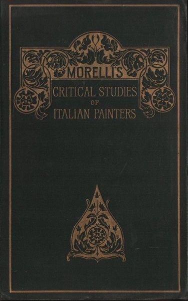 Critical studies of italian painters - Morelli - copertina