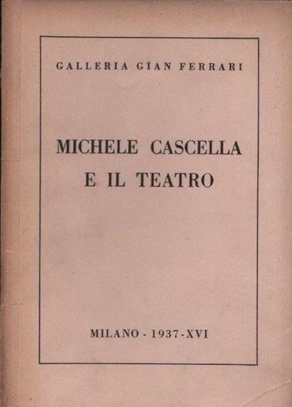 Michele Cascella e il teatro - Renato Simoni - copertina