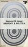 Studenti e politica - Seymour M. Lipset - copertina