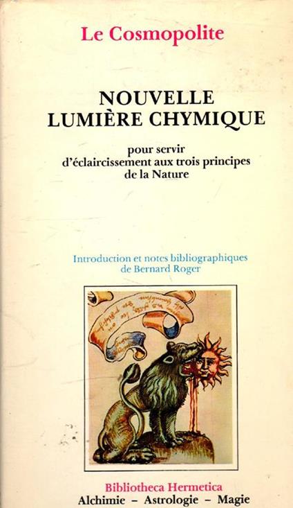 Nouvelle lumière chymique - copertina