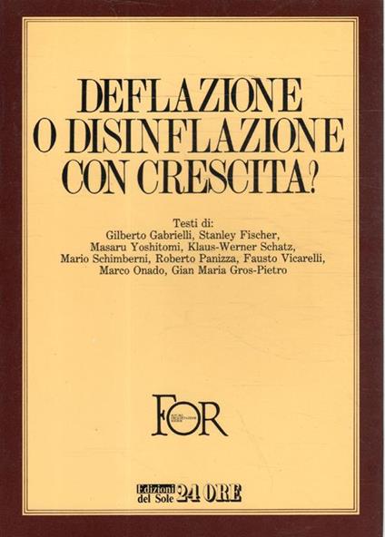 Defilazione e disinflazione con crescita? - copertina