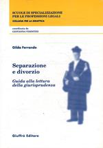 Separazione e divorzio