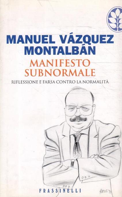 Manifesto subnormale - Manuel Vázquez Montalbán - copertina