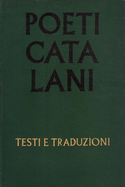 Poeti catalani - copertina