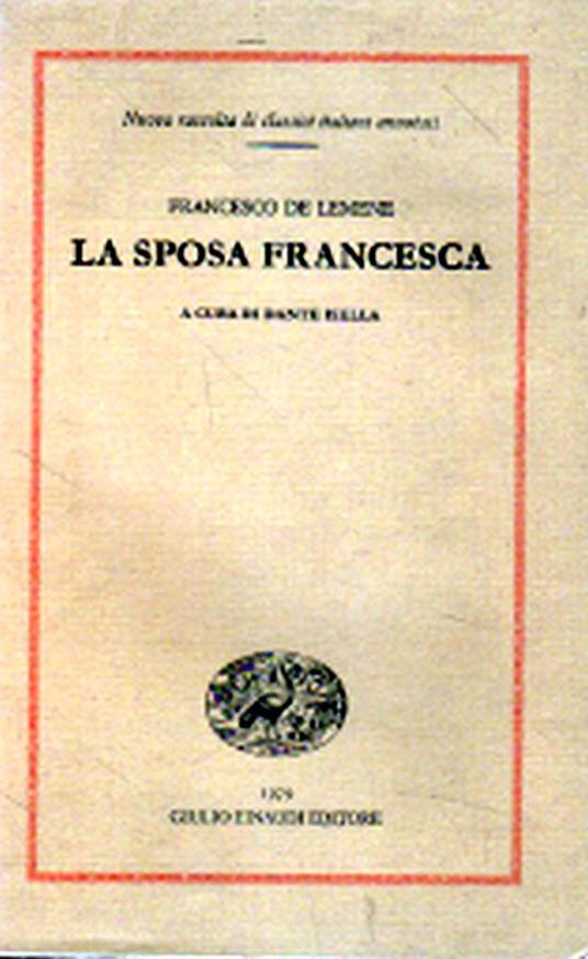 La sposa Francesca - Francesco De Lemene - copertina